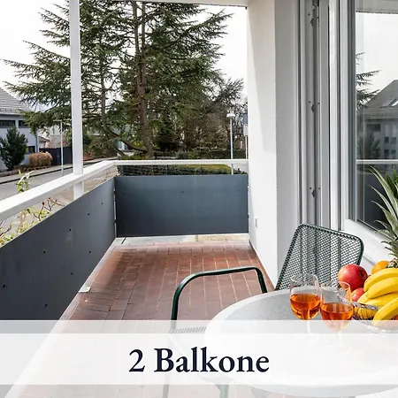 Markelfingen: Spacious Lakeside Retreat With Dual Balconies Apartment *
